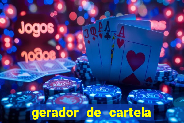 gerador de cartela de bingo